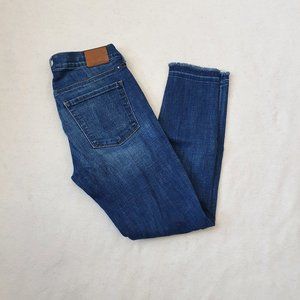 Lucky Brand Brooke Capri raw hem skinny jeans size 26